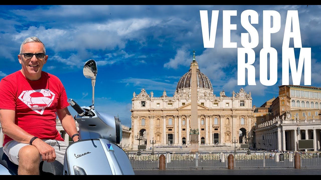 Roadtrip mit Vespa GTS 300 und Vespa Primavera durch Rom