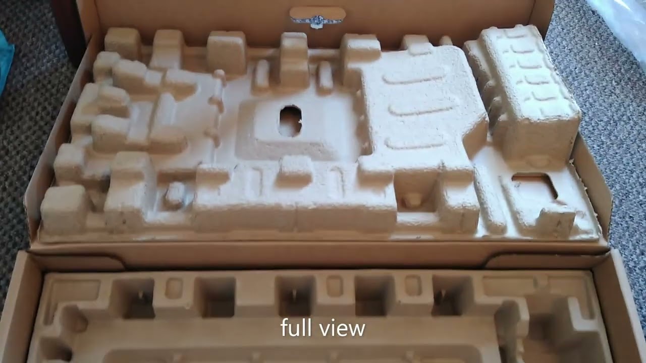dell monitor p2422h un packing and set up