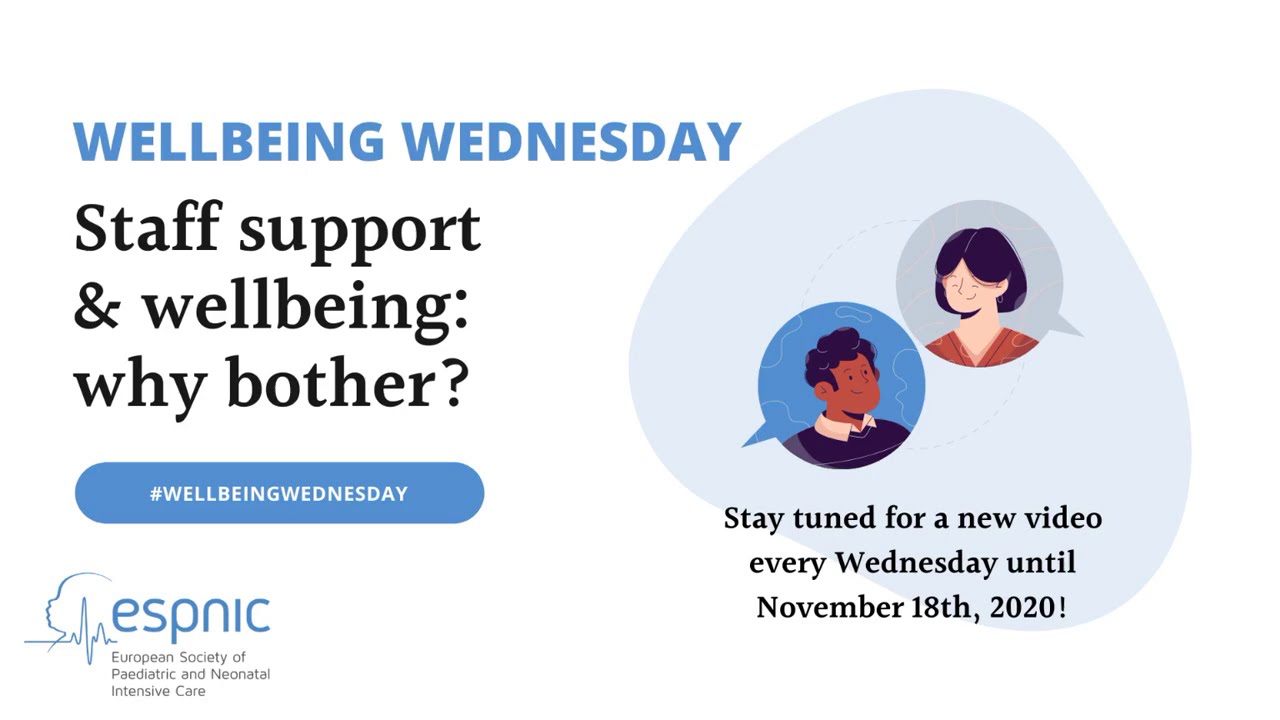 Staff support & wellbeing: why bother? - ESPNIC Wellbeing Wednesday Episode 1