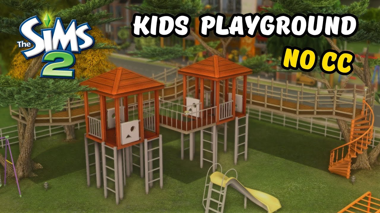 🏡 Kids Funfinity Playground ~ The Sims 2 Speed Build ~ No CC ✨