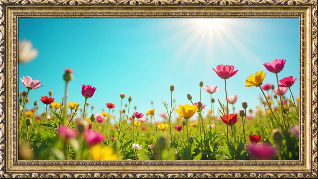 Spring flowers | 8 Hours | TV wallpaper | 4K