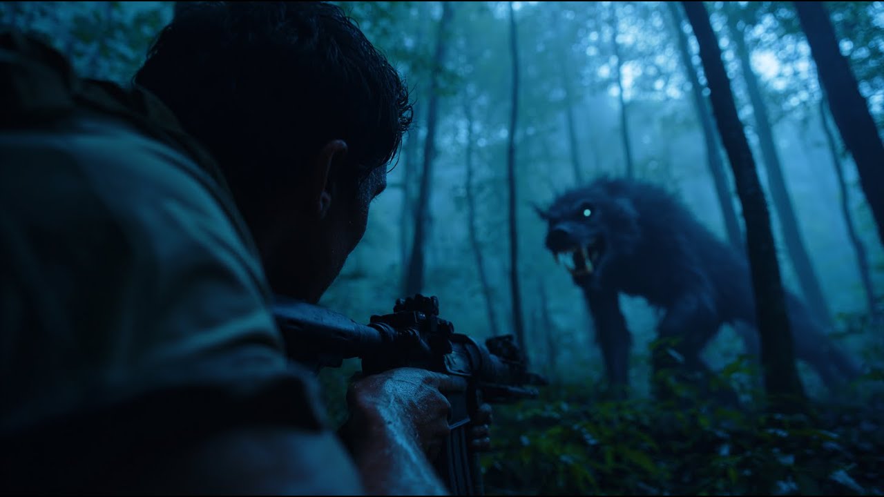 American special forces were called in to hunt the werewolves in the forest | horror story rain