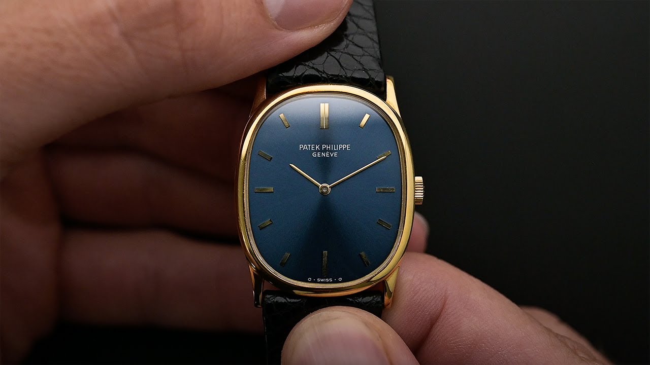 Patek Phillipe Golden Ellipse - the first 18k blue gold dial