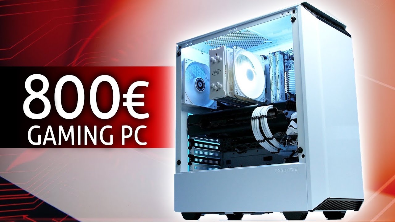 800 Euro GAMING PC 2020 | Der BESTE im TEST + Zusammenbauen!!
