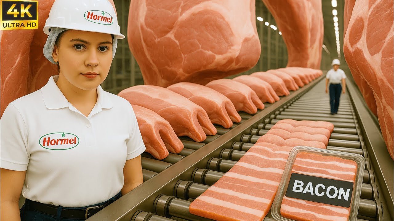 Hormel Bacon in the Factory: How It&rsquo;s Made | Top Discovery 4K