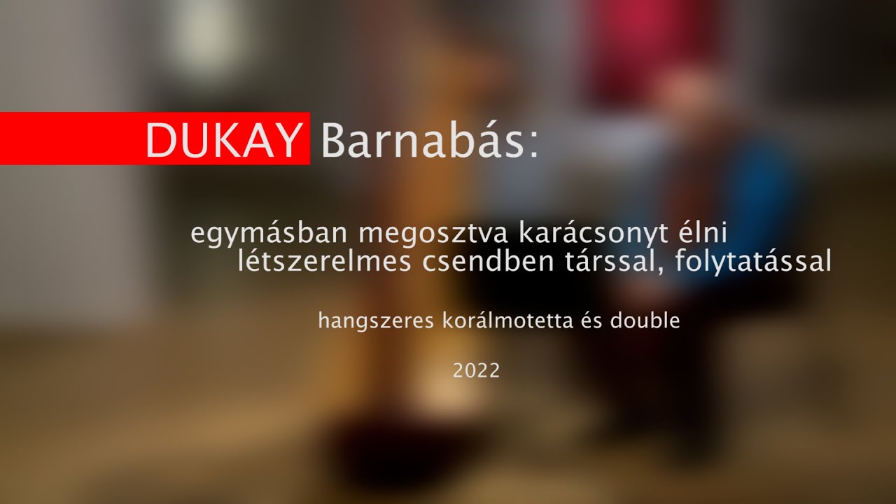 FUGA 283_online: DUKAY Barnabás és Anasztázia RAZVALJAJEVA a FUGA Breuer Marcell termében.