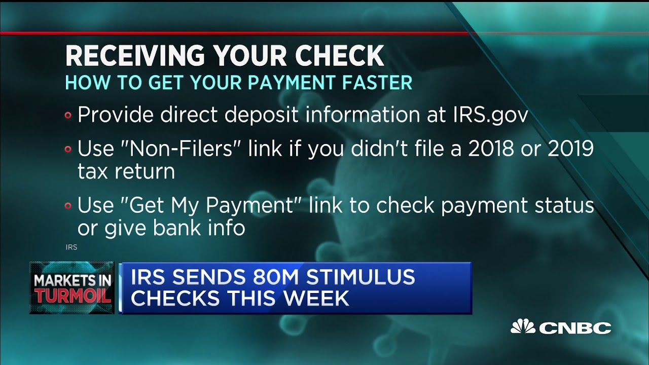 IRS says it has upgraded the coronavirus stimulus payment app