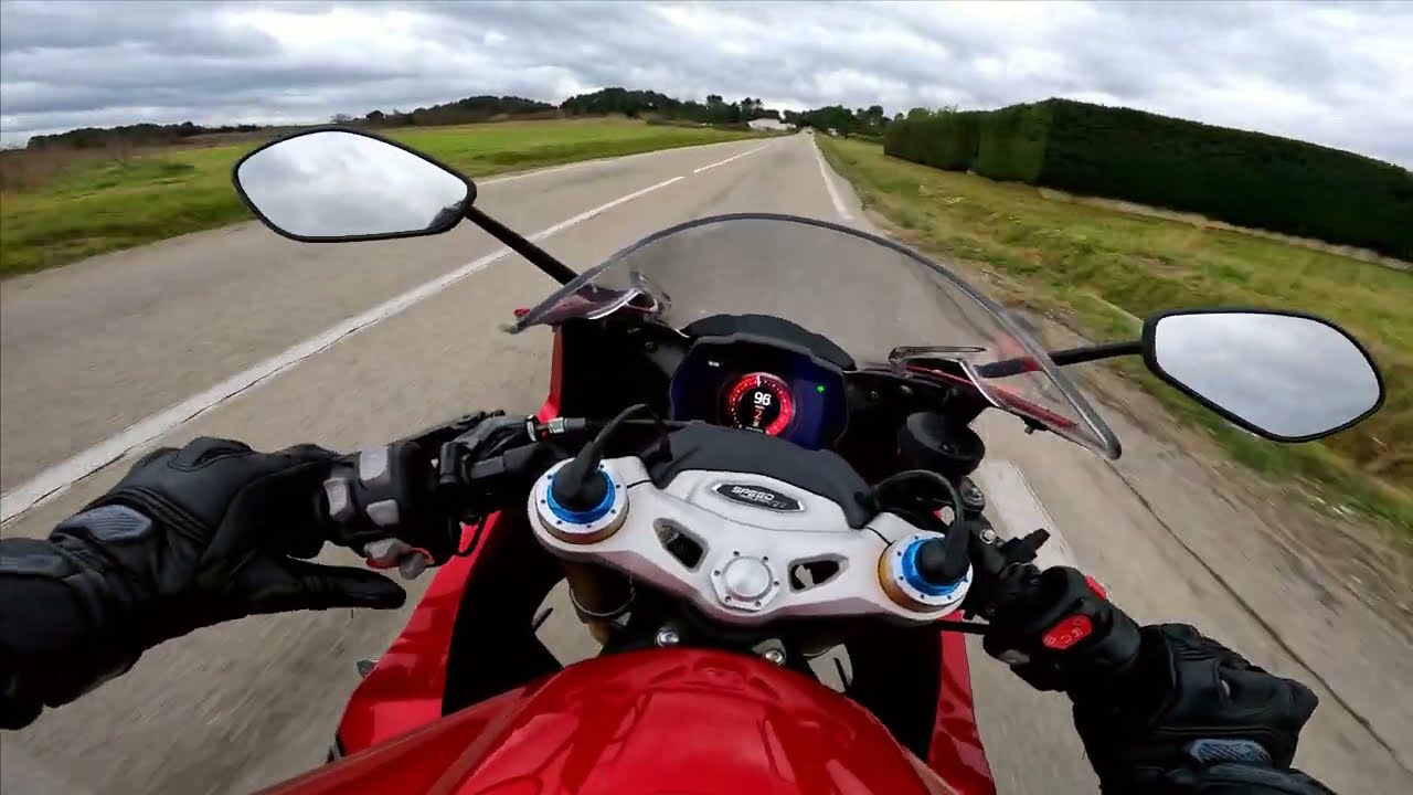 Winter RIDE in South of France, Speed Triple 1200 RR 🎵 Pure Sound