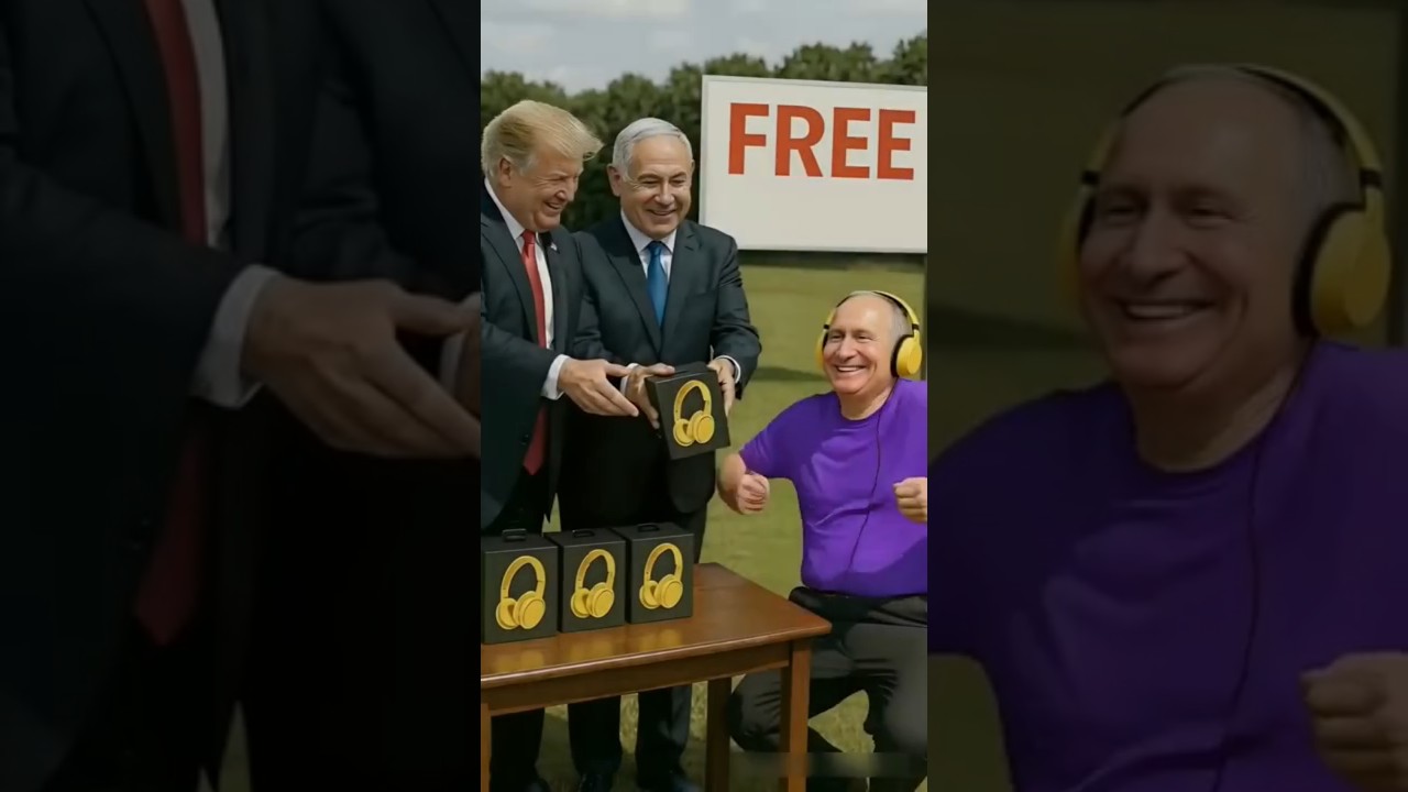 Trump and Netanyahu were working on a solid plan, but Mr. Bean had other ideas😂#trump #funny #memes