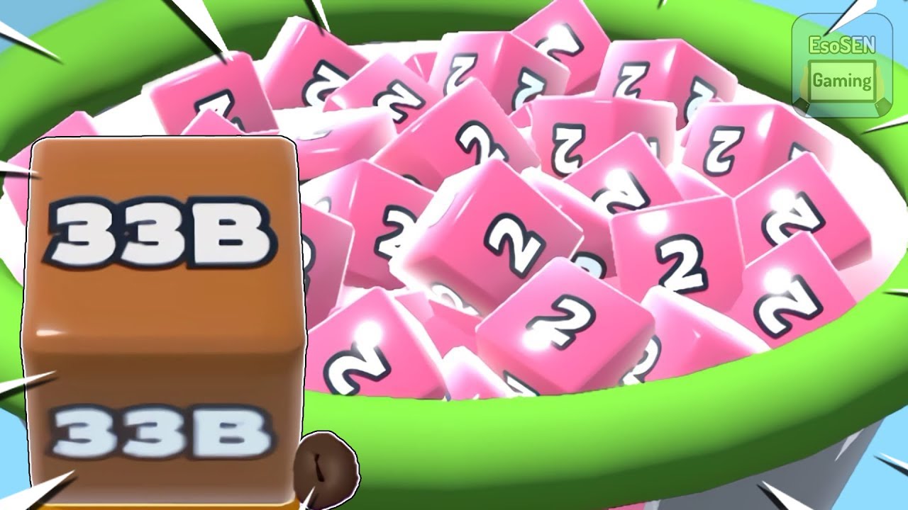 JELLY RUN 2048 | NEW Fall Animation And Build Animation | Android, iOS | Satisfying Mobile Games #54