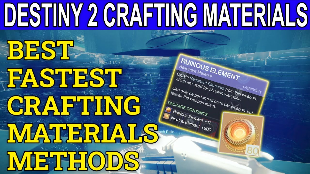 BEST Fastest Ways To Get Crafting Materials, Ruinous Element, Adroit Element, Mutable Element & More
