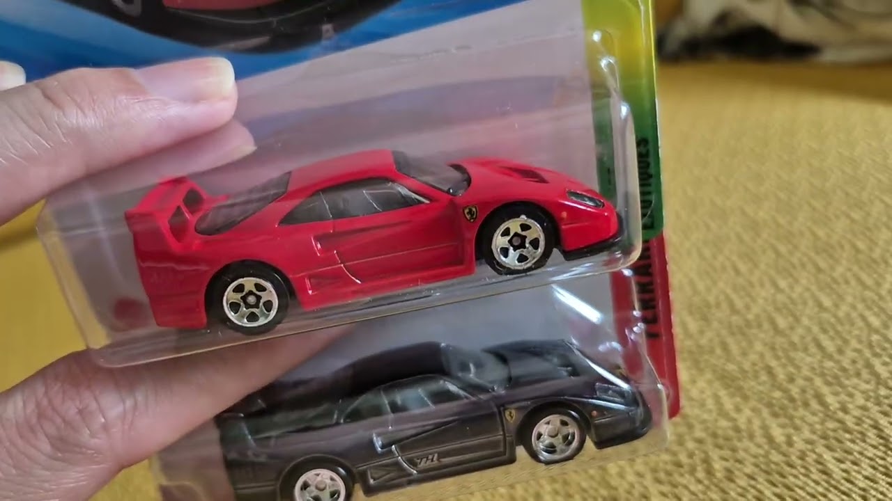 Ferrari F40 super t-hunt sth hotwheels ela existe na gôndola 