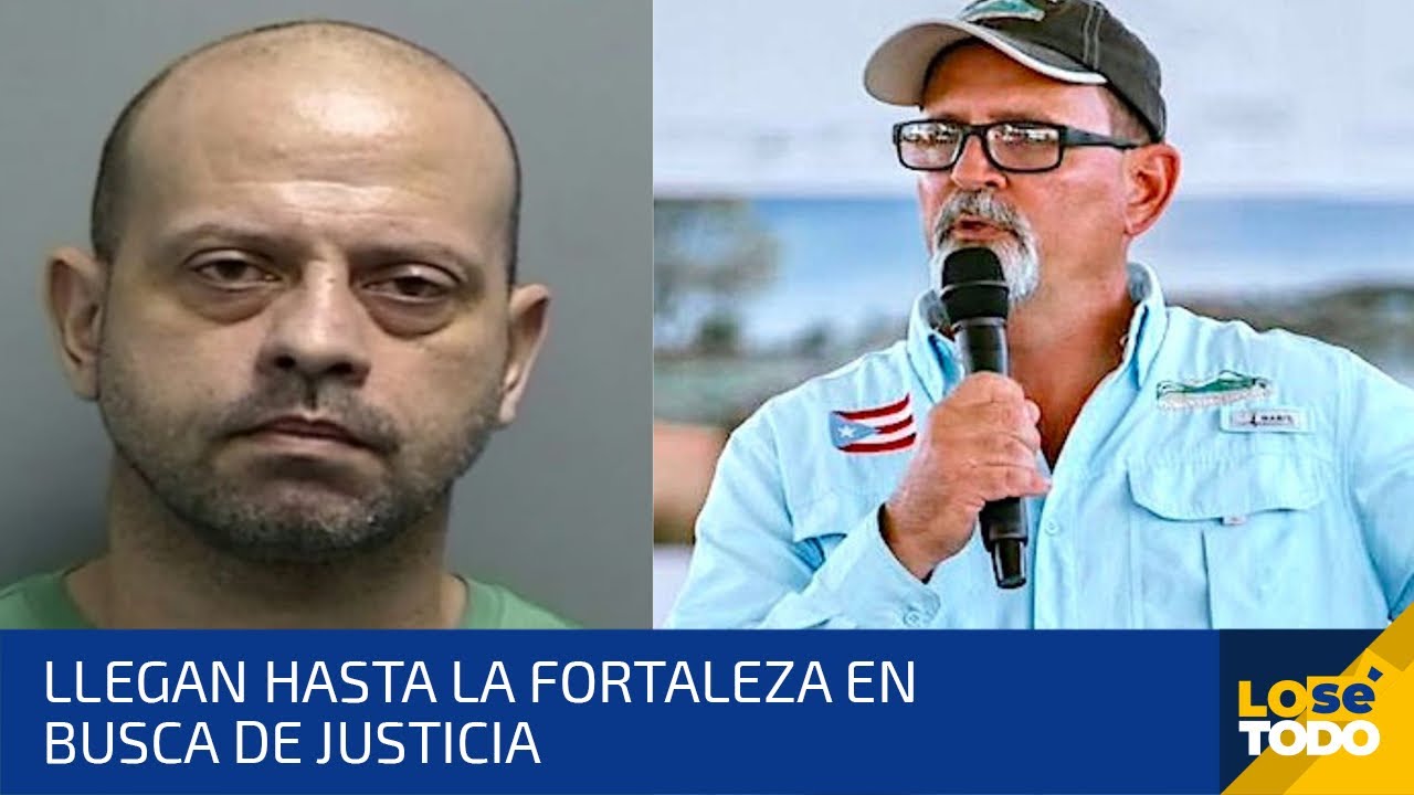 LA VIUDA DEL BI&Oacute;LOGO Y SUS HIJOS LLEGAN HASTA LA FORTALEZA EN BUSCA DE JUSTICIA POR SU ESPOSO