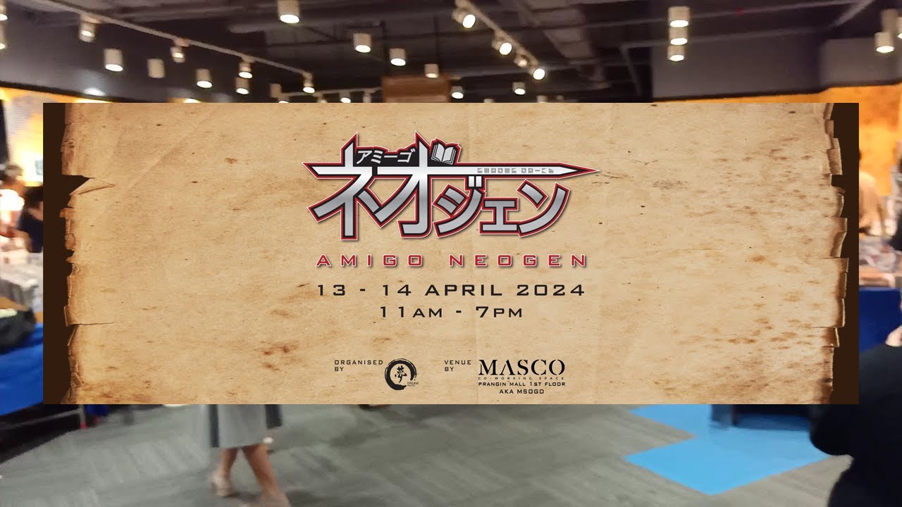 Amigo NeoGen 2024 ( Penang Cosplay Event ) preview and booth