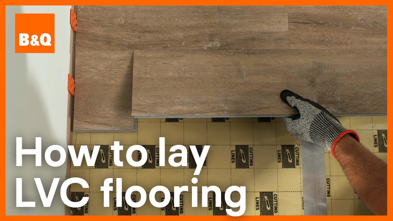 How to lay luxury click vinyl flooring | DIY
