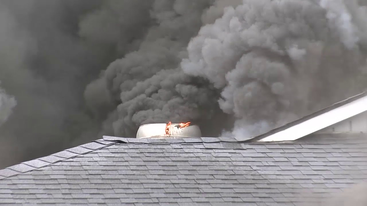 Firefighters battle massive blaze in Orange County