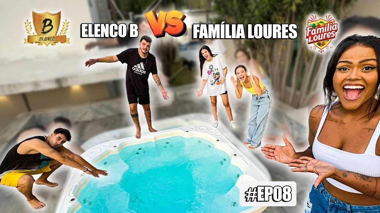 DESAFIO DA BANHEIRA - VALENDO R$10.000 REAIS!!!! (FAMÍLIA LOURES VS ELENCO B) - EP08