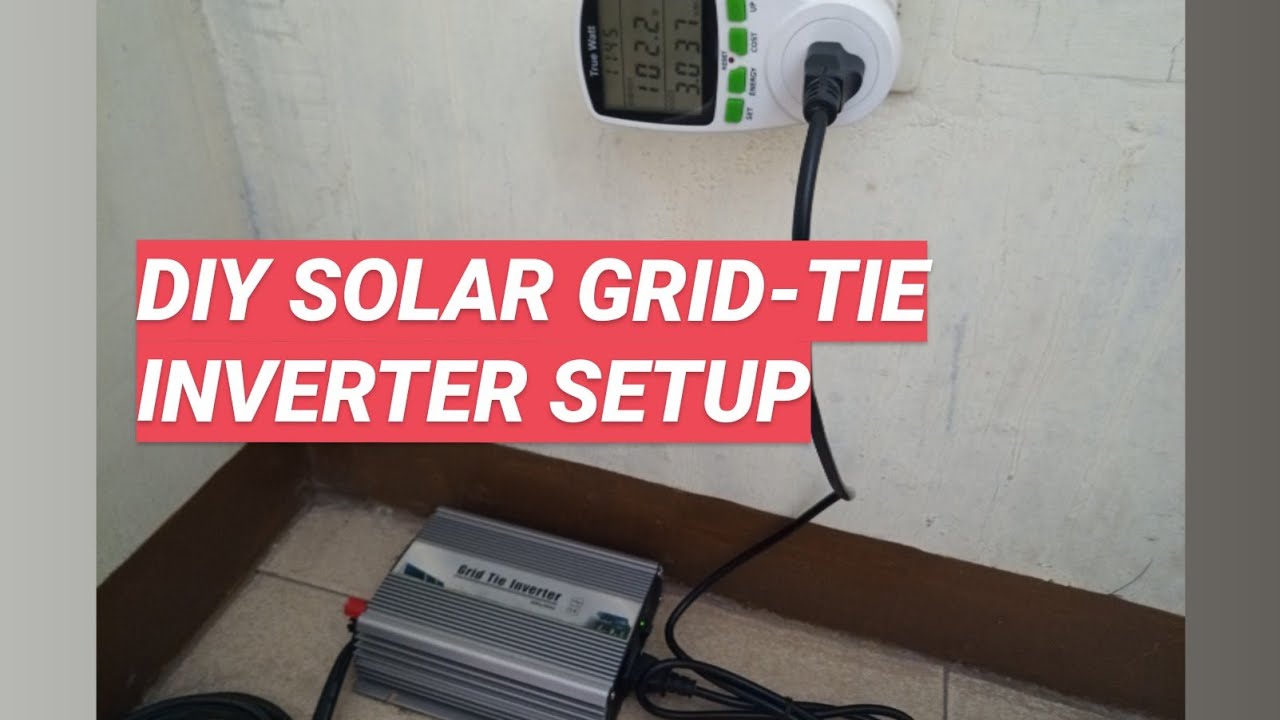 How to install Solar Grid Tie Inverter | CHEAP version