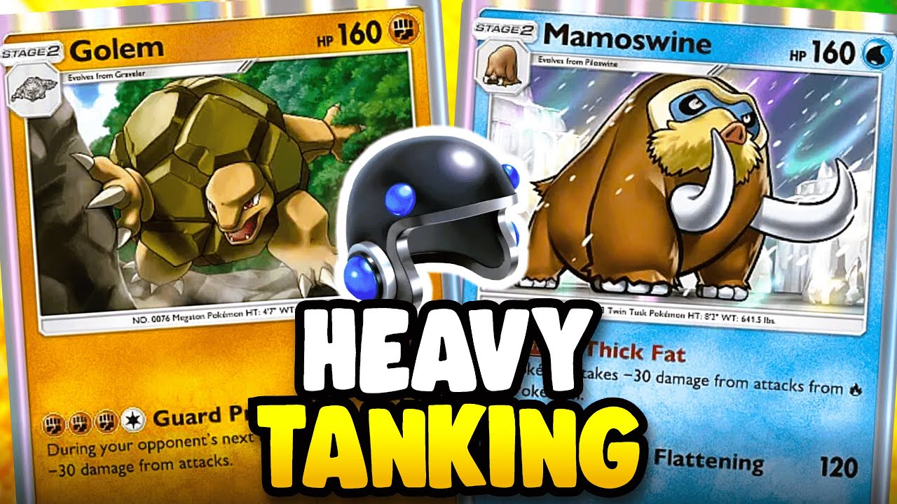 Indeedee EX Makes ALL Tanks Fun Again! Golem & Mamoswine Decks