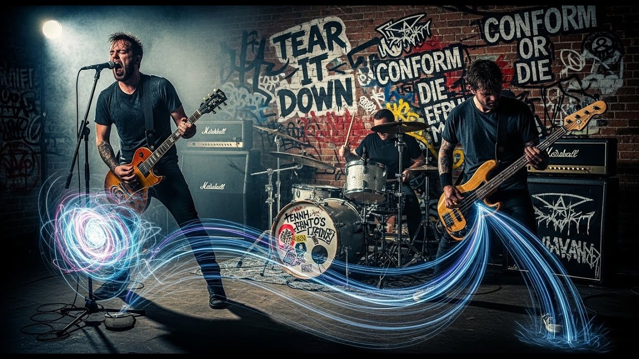 Post-Grunge Alternative Rock Energy in a Gritty Underground Jam