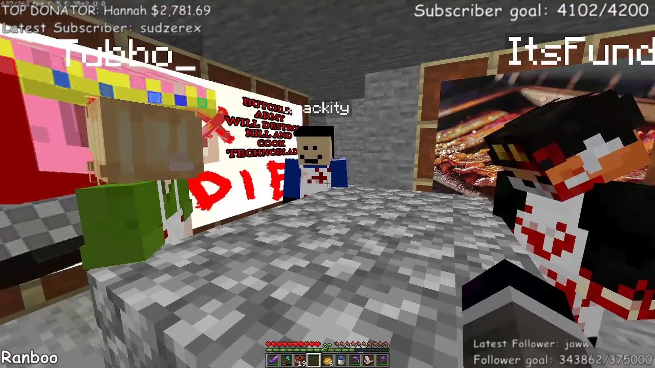 Ranboo Somethings up on the Dream SMP (LORE - Hog Hunt) (12-16-2020) VOD