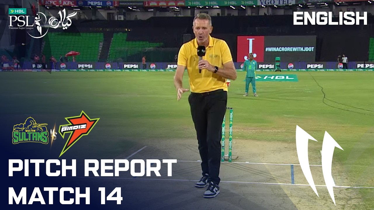 Pitch Report | Multan Sultans vs Rawalpindiz | English | Match 14 | HBL PSL 11 | MZB1K