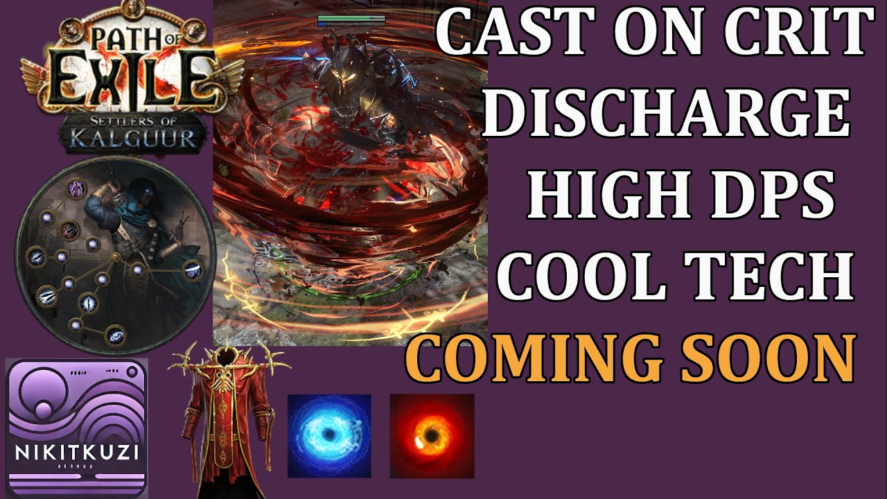 Poe 3.26 | CoC Discharge Assassing | Cast On Crit Build | Fast Mapper| Cyclone Flicker | Coming Soon