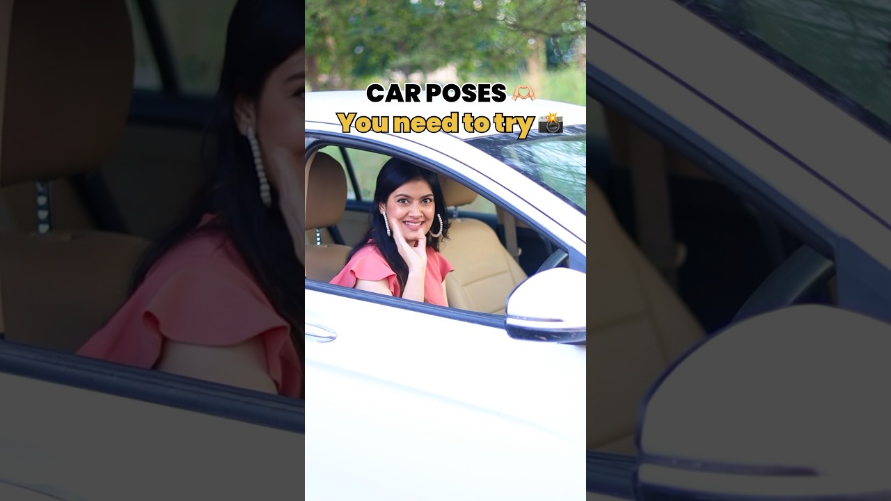 Car poses 📸 | Outdoor Photoshoot ideas | Shanika Khurmi | #ashortaday #ytshorts #shorts