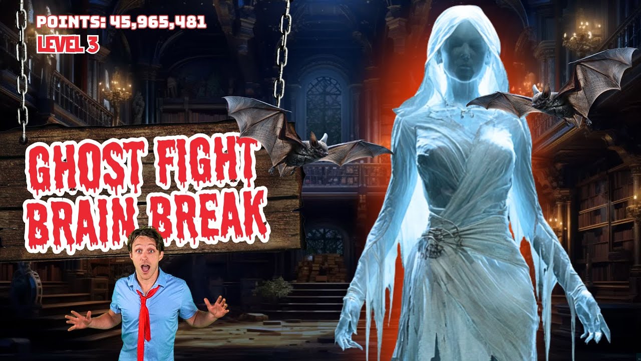 Skull Temple Brain Break👻 ☠️| Halloween Movement Adventure for Kids