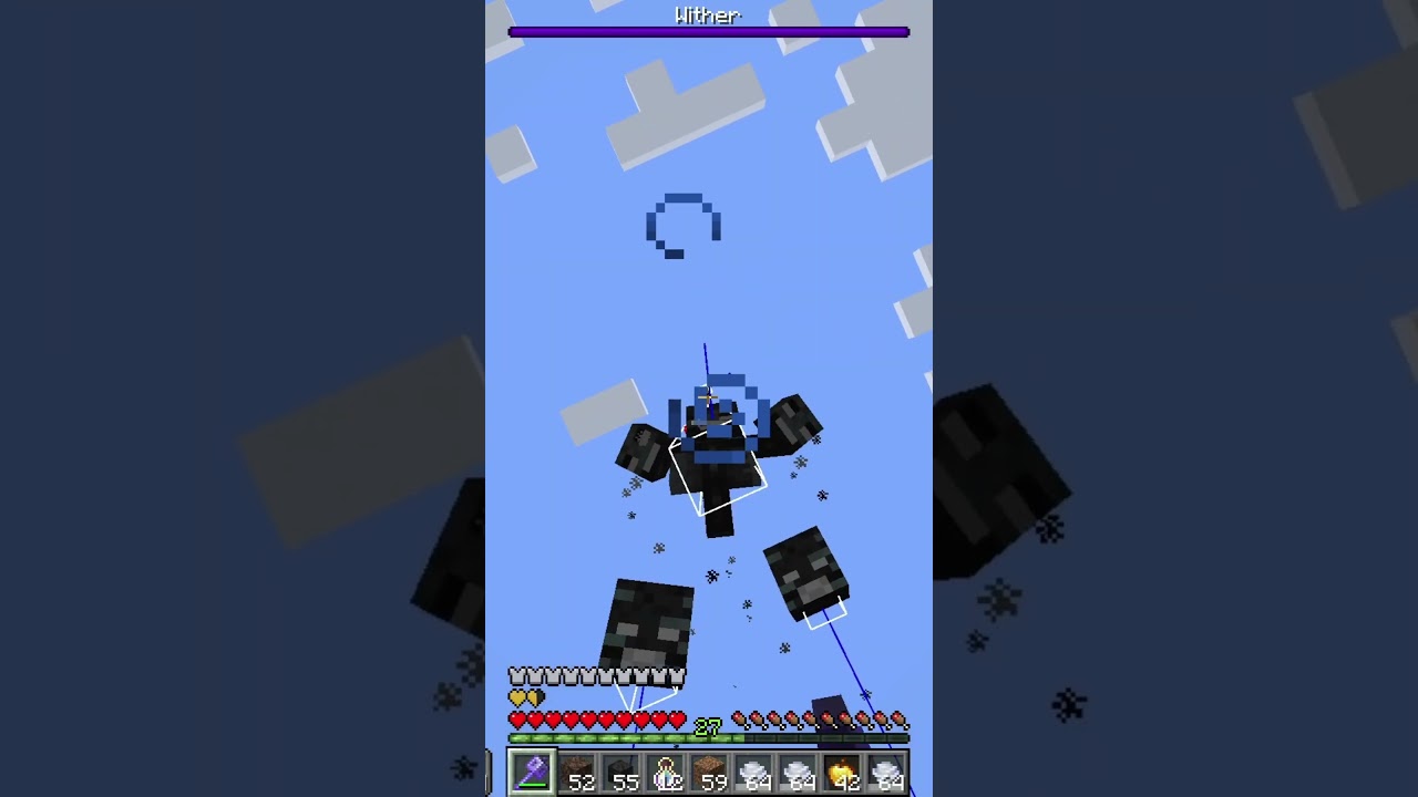 7 second wither kill with mace | minecraft 1.21