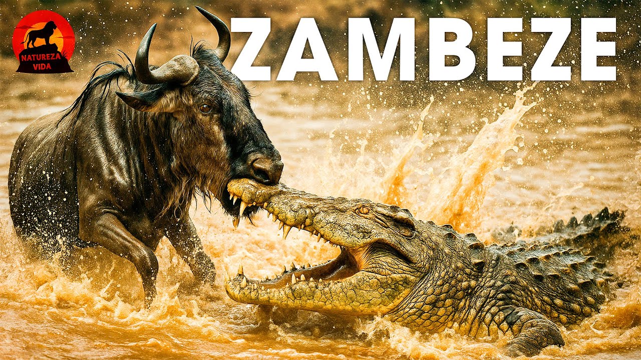 JORNADA DO ZAMBEZE | Cruzando as &Aacute;guas do Perigo #animaisselvagens | Natureza Vida