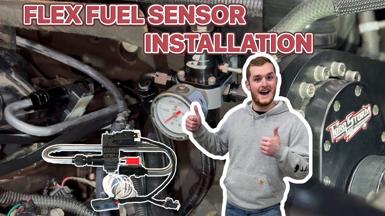 Installing flex fuel/E85 sensor