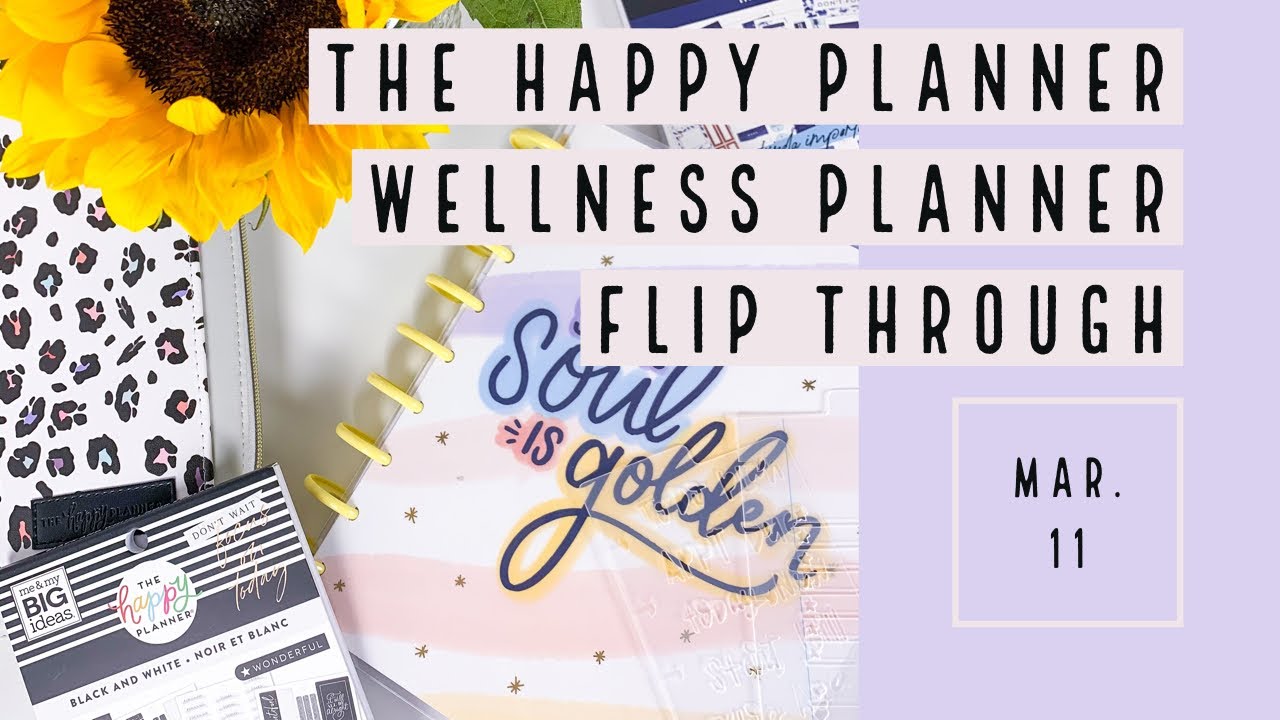 2021 - 2022 Wellness Happy Planner Flip Through
