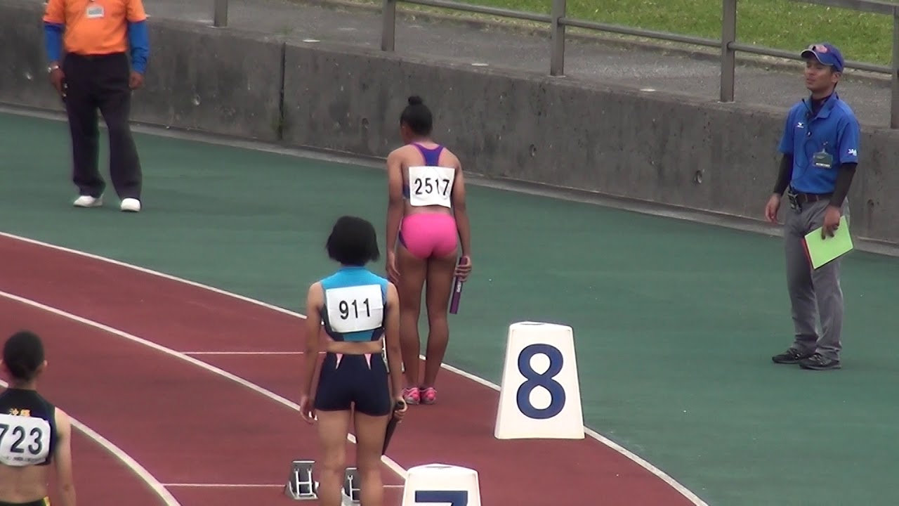 2018 沖縄陸上競技選手権  女子4x100ｍリレー  決勝