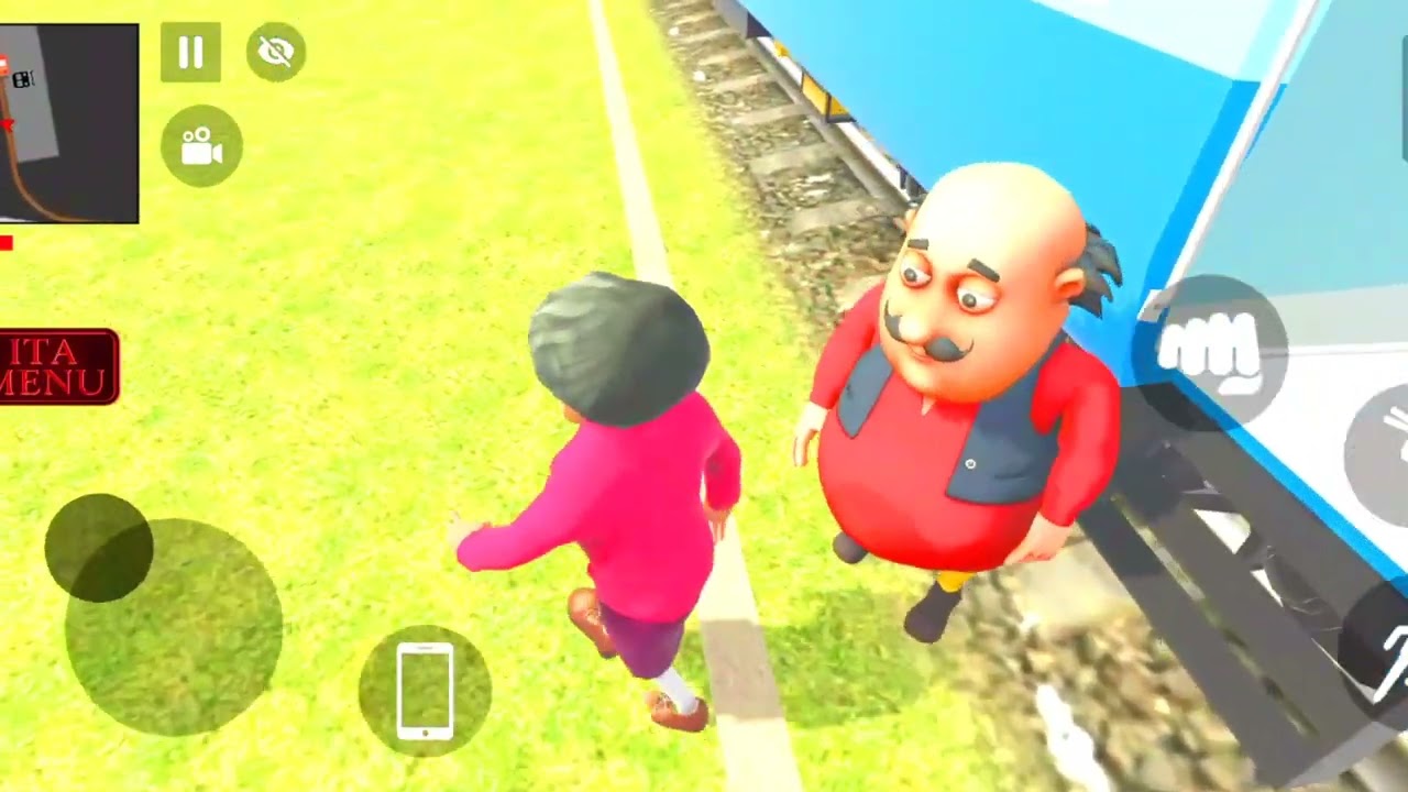 Scary teacher vs Motu Car driving Game 