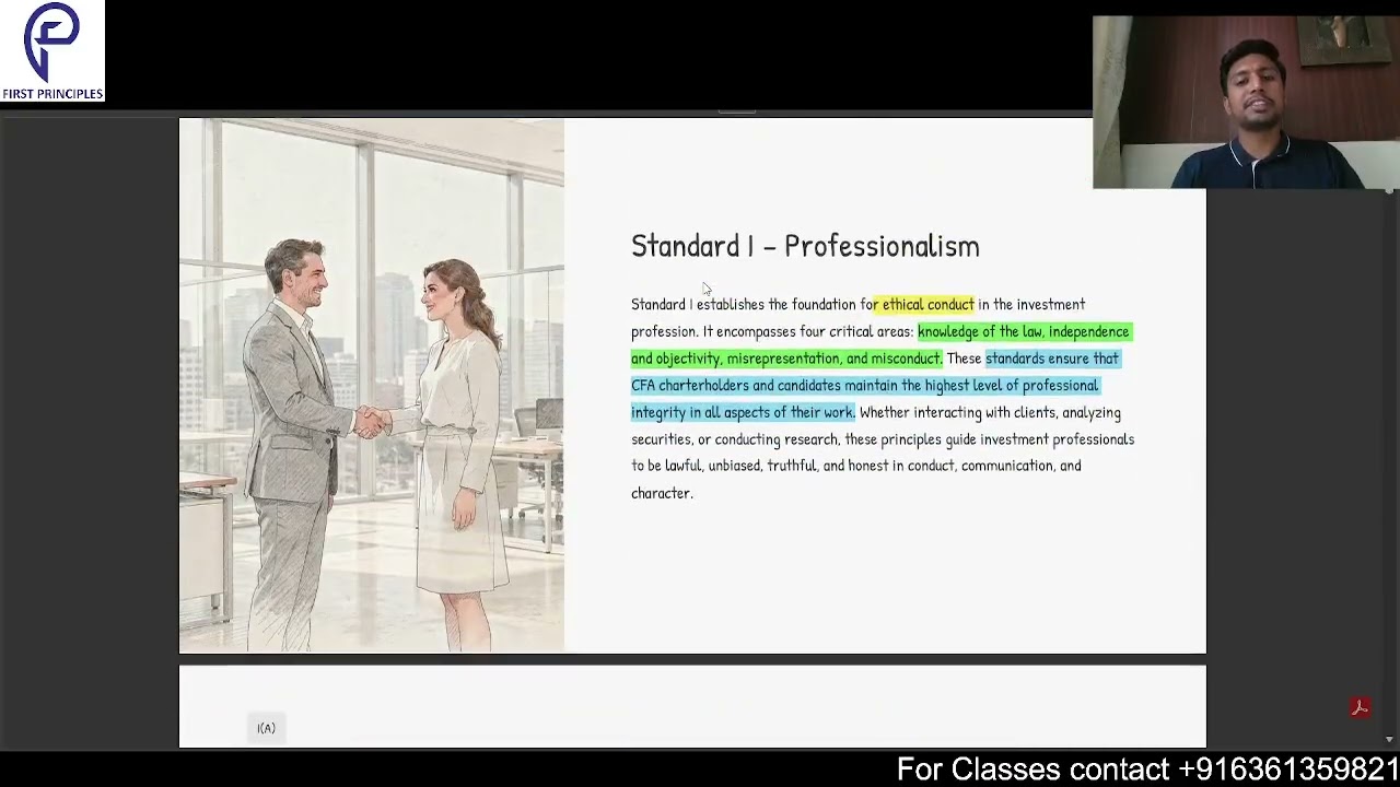 CFA L1_Ethics_Reading 2_Standard 1