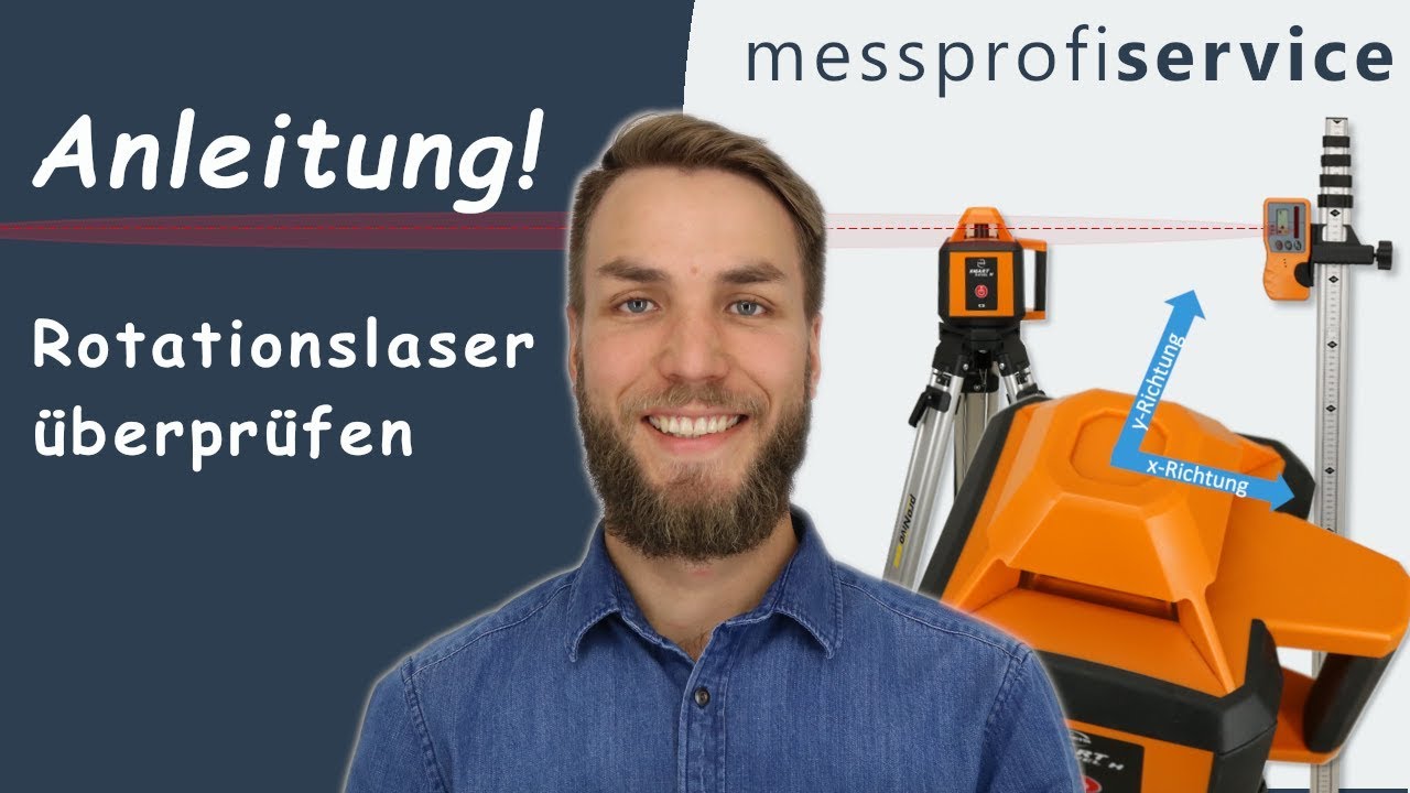 Rotationslaser überprüfen Anleitung | messprofiservice
