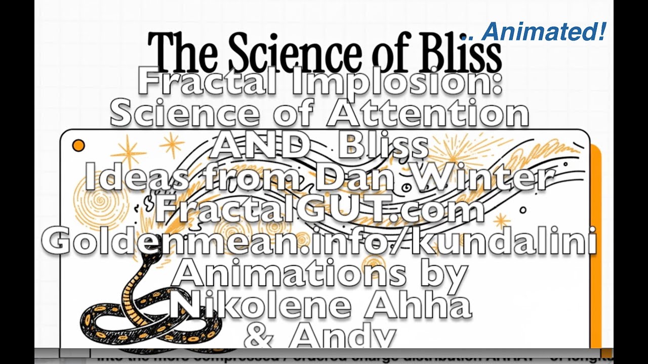 Fractal Implosion ANIMATED:Science of Attention AND Bliss, Dan Winter,  Animstions by Nikolene Ahha