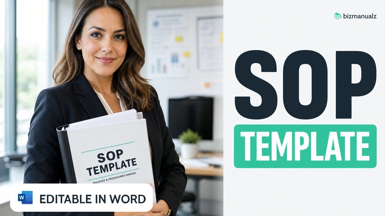 (Old Version) How to Create an SOP Standard Operating Procedure Template