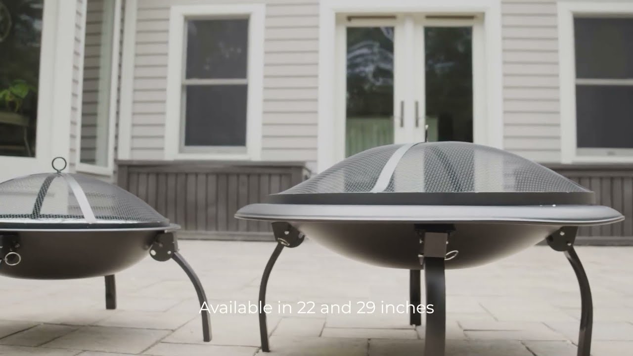 Fire Sense Portable Folding Wood Fire Pit