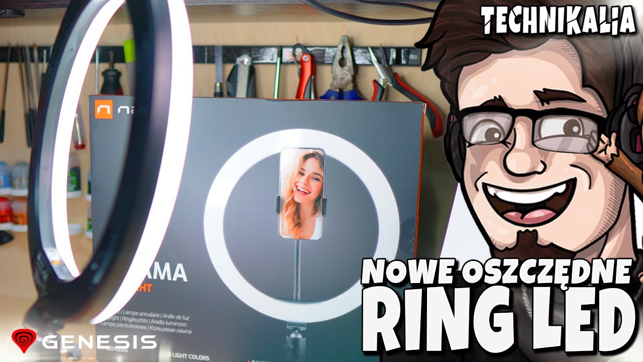 💡 Jaka lampa do nagrywania film&oacute;w ❗❗ Natec Alfama Ring Led RGB 💡 Technikalia | PL