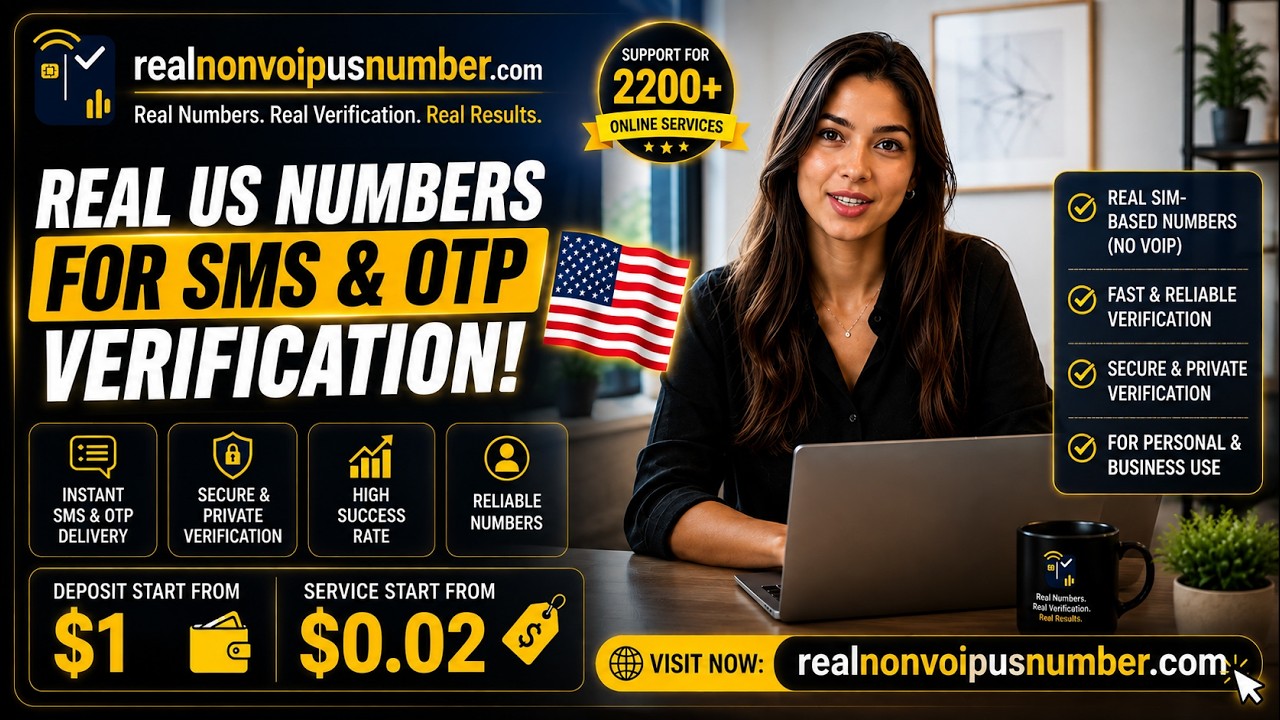 Real US SIM-Based Numbers for SMS & OTP Verification | Fast & Reliable