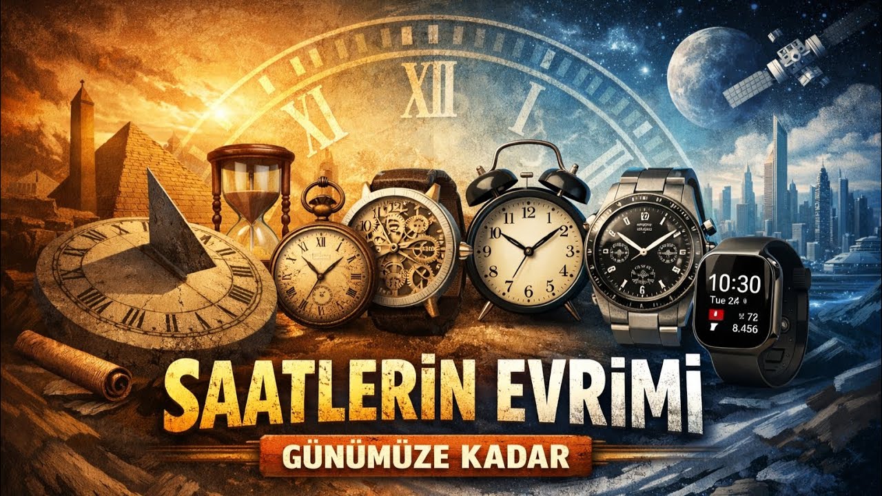 Saatlerin Evrimi: Güneş Saatinden Akıllı Saatlere...