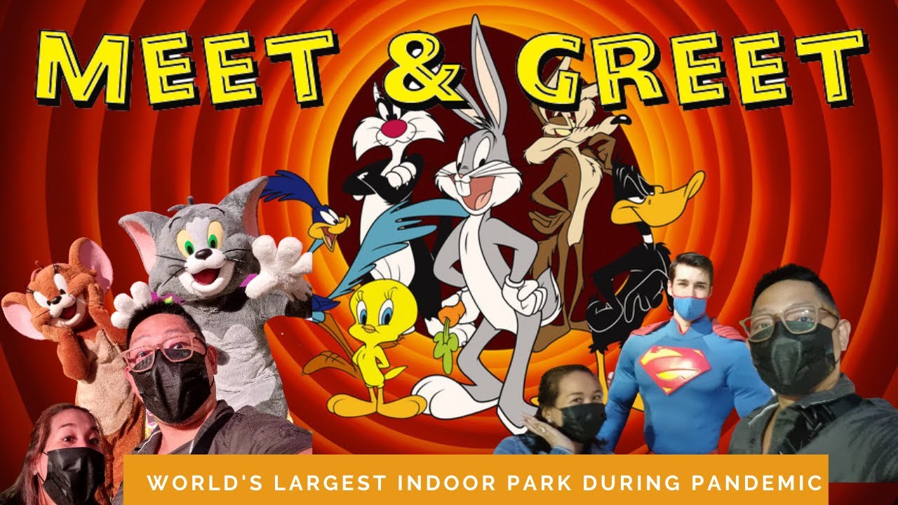 Meet & Greet with Looney Tunes and Justice League during Pandemic || Warner Bros. Abu Dhabi