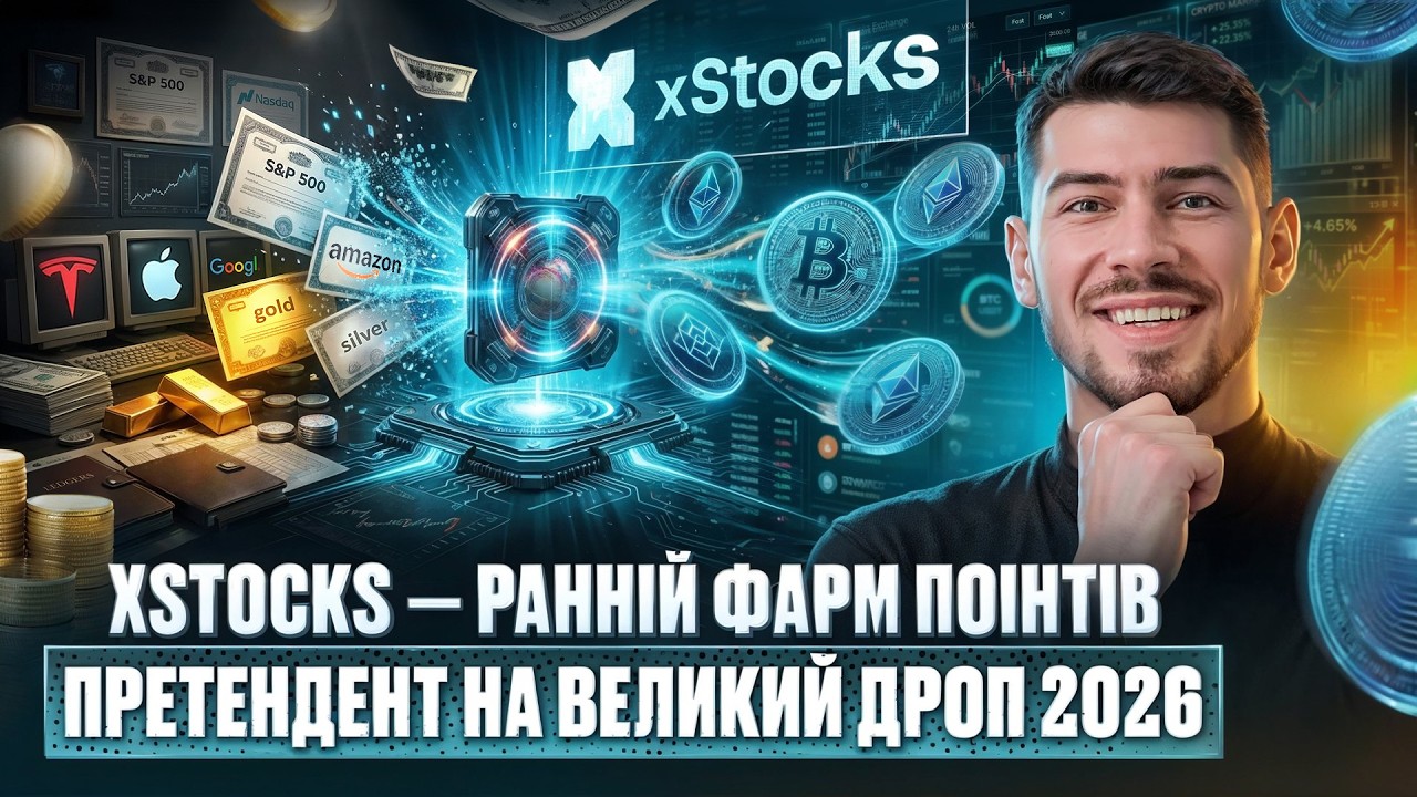 НАРЕШТІ НОВИЙ ШАНС ЗАРОБИТИ ВЕЛИКИЙ ДРОП В СВІЖОМУ ПРОЕКТІ XSTOCKS | РАННІЙ ФАРМ ПОІНТІВ XSTOCKS