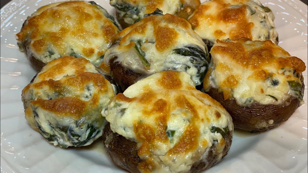 Quick and Easy Stuffed Mushrooms in the Air Fryer