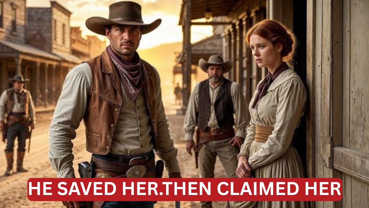 Heroic Cowboy Saves Widow From Drunkards — Then Claims Her as His Own!”