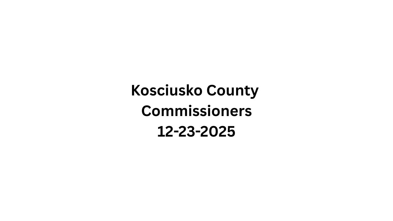 Commissioners Meeting 12/23/2025
