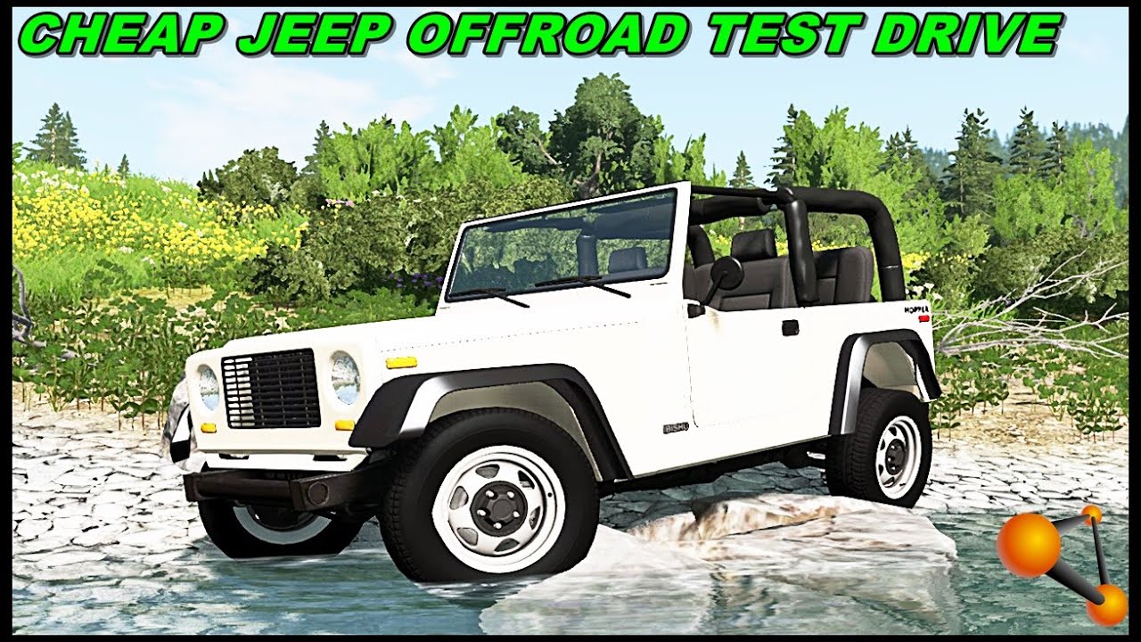 Realistic Rock Crawling IN MY CHEAP JEEP!! - BeamNG.drive | Logitech Simulator g29 gameplay