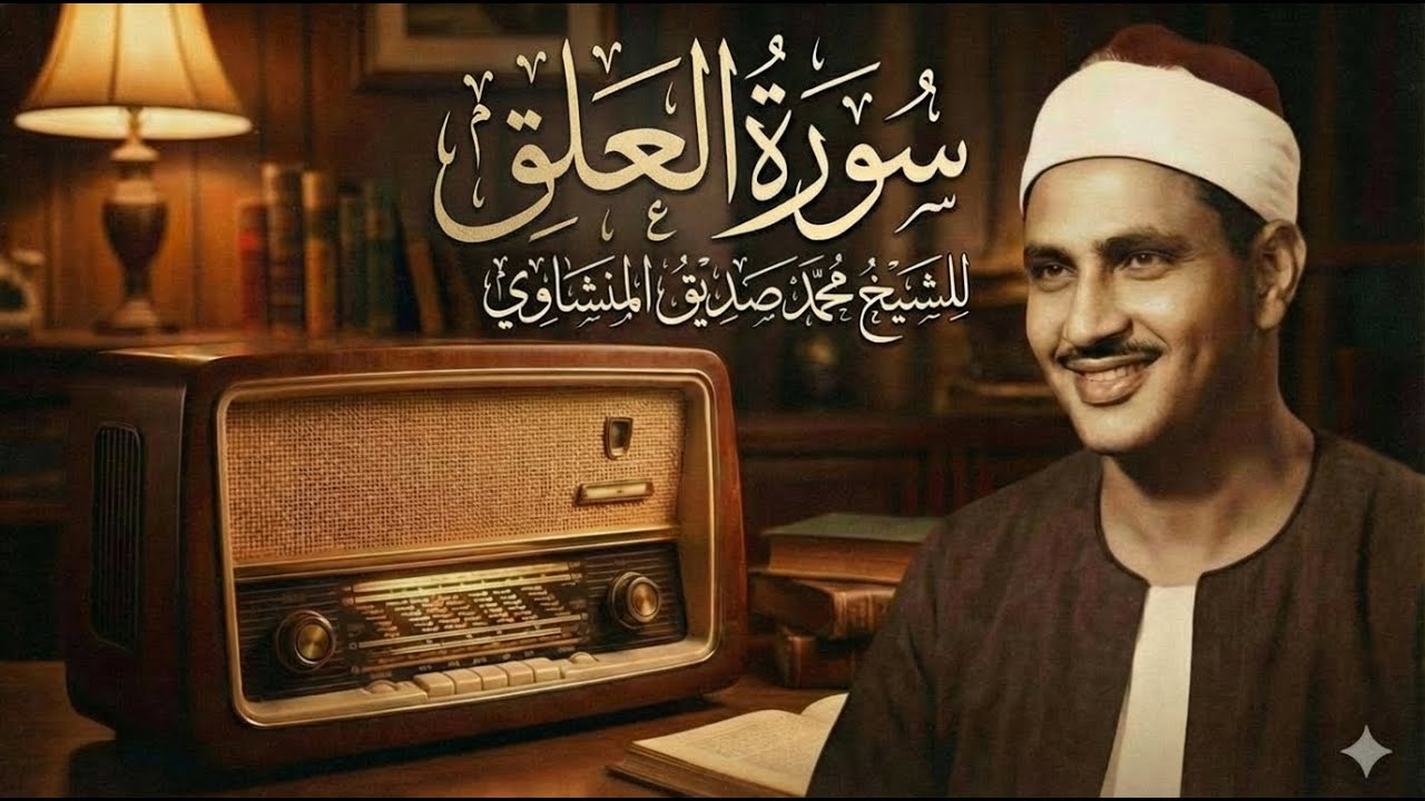 سورة العلق | تلاوة خاشعة بصوت الشيخ محمد صديق المنشاوي | جودة عالية